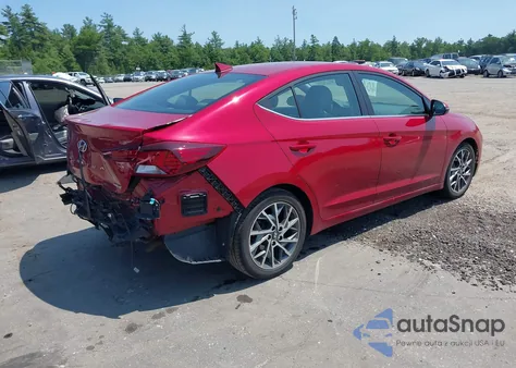 2019 Hyundai Elantra Limited from USA, damaged, VIN KMHD84LF5KU792980